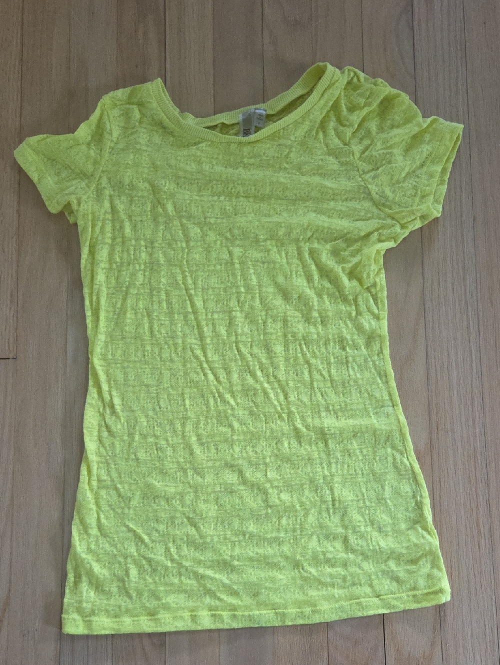 BKE Neon Yellow Short Sleeve Women’s Tee